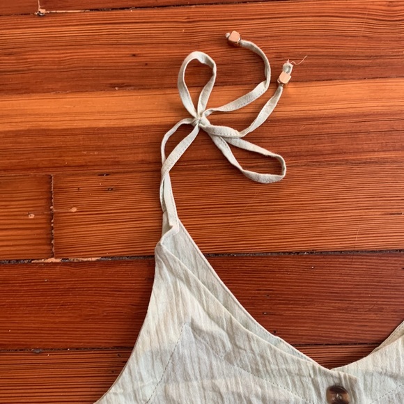 Mint linen swimsuit cover up - Picture 8 of 8